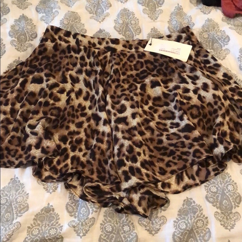 Cheetah Print Shorts